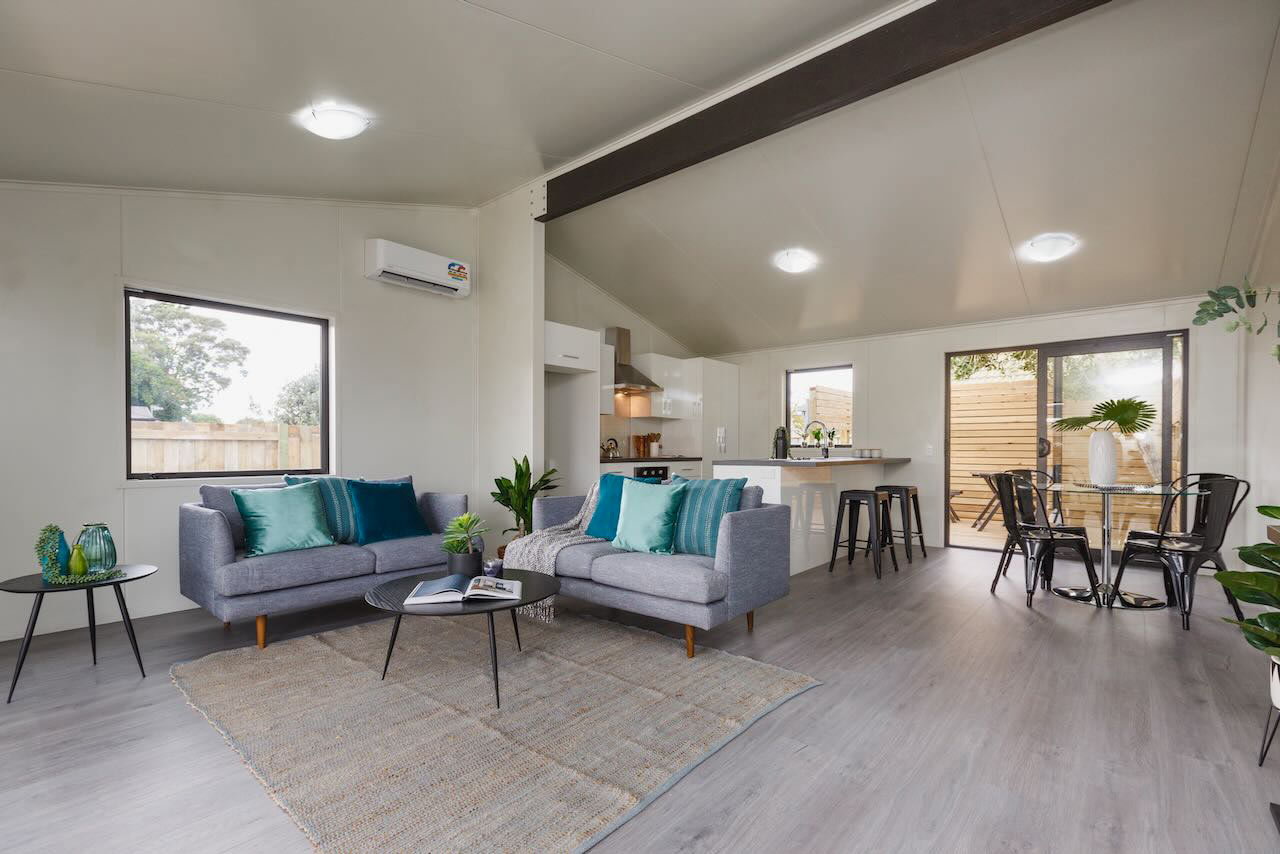 Resilient home built from resilient materials